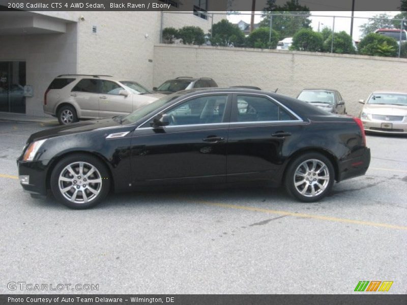 Black Raven / Ebony 2008 Cadillac CTS 4 AWD Sedan
