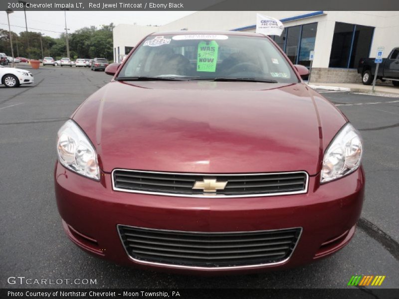 Red Jewel Tintcoat / Ebony Black 2008 Chevrolet Impala LT