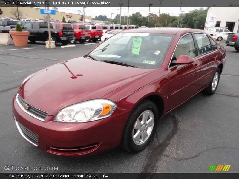 Red Jewel Tintcoat / Ebony Black 2008 Chevrolet Impala LT