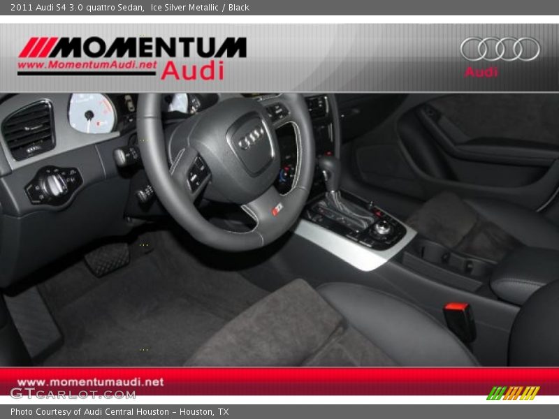 Ice Silver Metallic / Black 2011 Audi S4 3.0 quattro Sedan