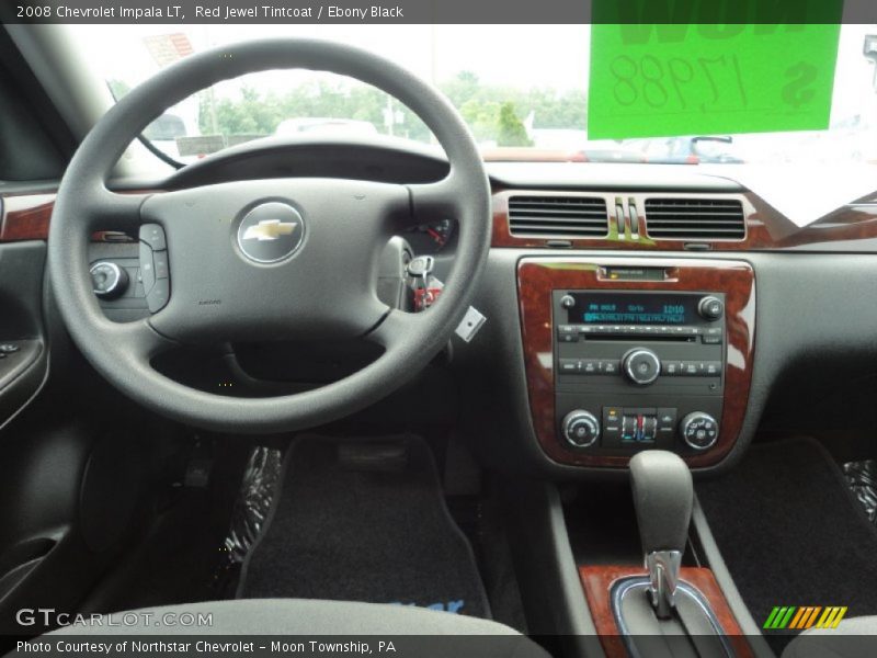 Red Jewel Tintcoat / Ebony Black 2008 Chevrolet Impala LT