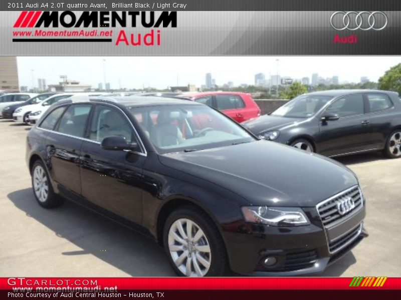 Brilliant Black / Light Gray 2011 Audi A4 2.0T quattro Avant