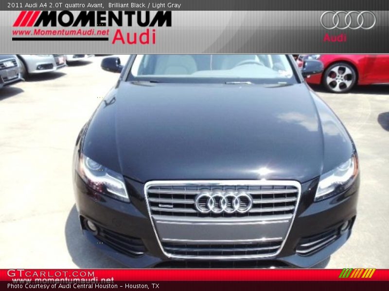 Brilliant Black / Light Gray 2011 Audi A4 2.0T quattro Avant