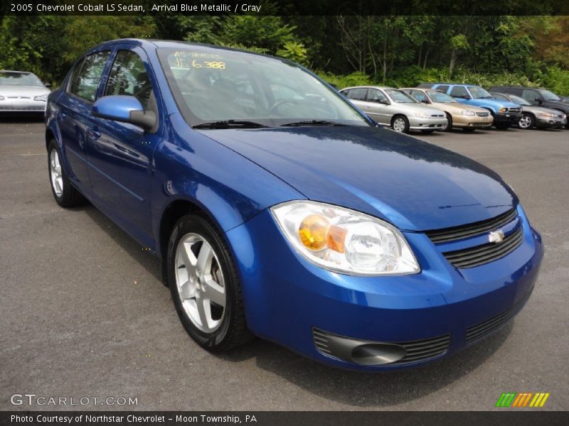 Arrival Blue Metallic / Gray 2005 Chevrolet Cobalt LS Sedan