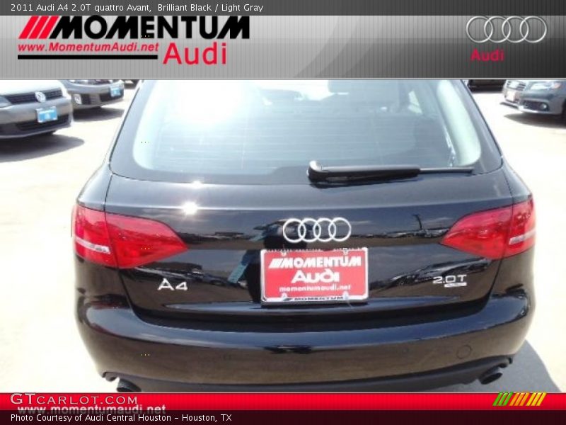 Brilliant Black / Light Gray 2011 Audi A4 2.0T quattro Avant