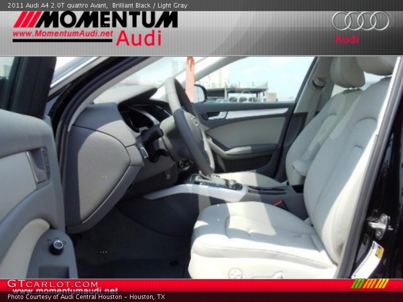 Brilliant Black / Light Gray 2011 Audi A4 2.0T quattro Avant