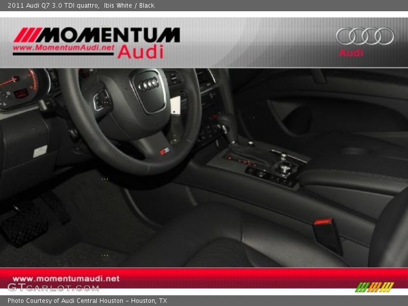 Ibis White / Black 2011 Audi Q7 3.0 TDI quattro