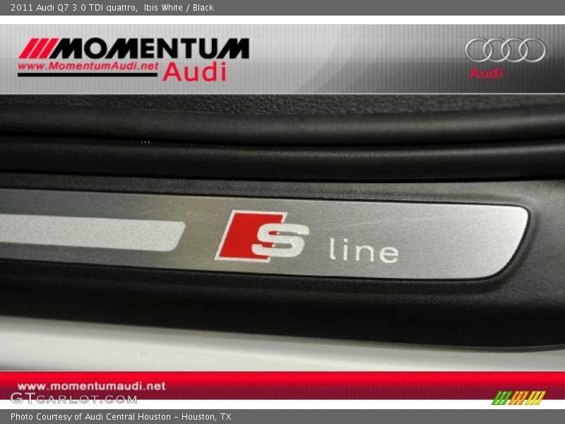 Ibis White / Black 2011 Audi Q7 3.0 TDI quattro