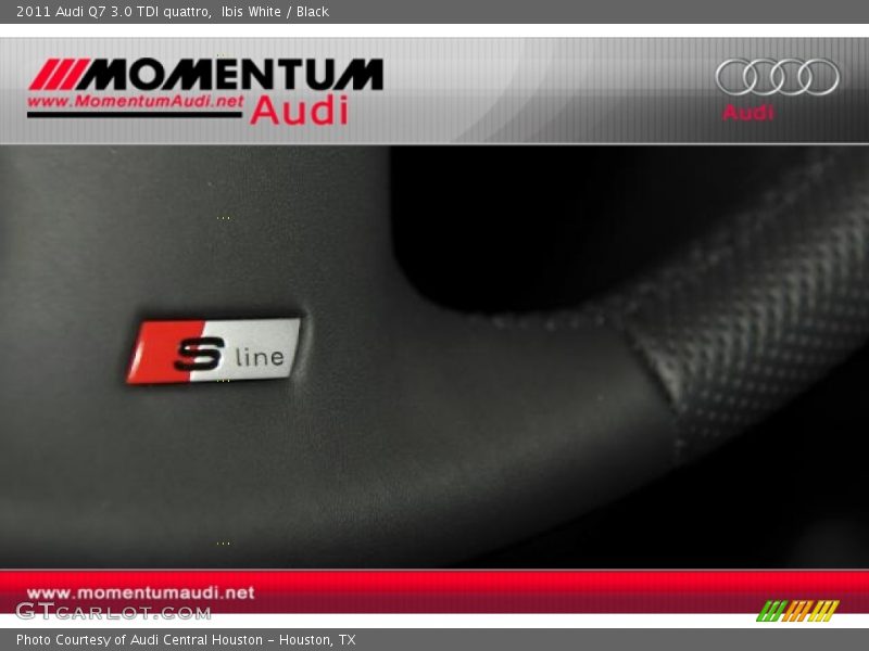 Ibis White / Black 2011 Audi Q7 3.0 TDI quattro
