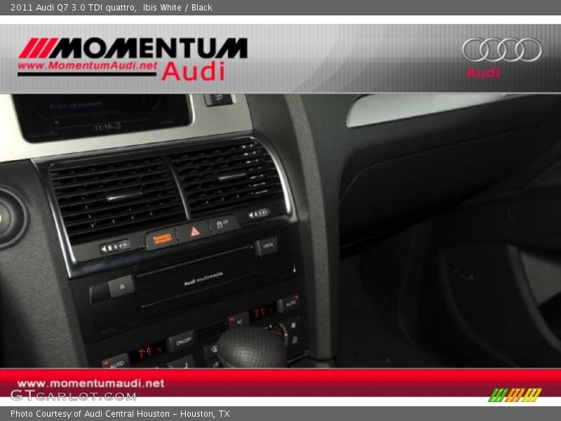 Ibis White / Black 2011 Audi Q7 3.0 TDI quattro
