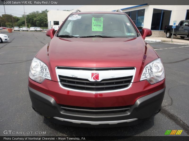 Ruby Red / Gray 2008 Saturn VUE XE