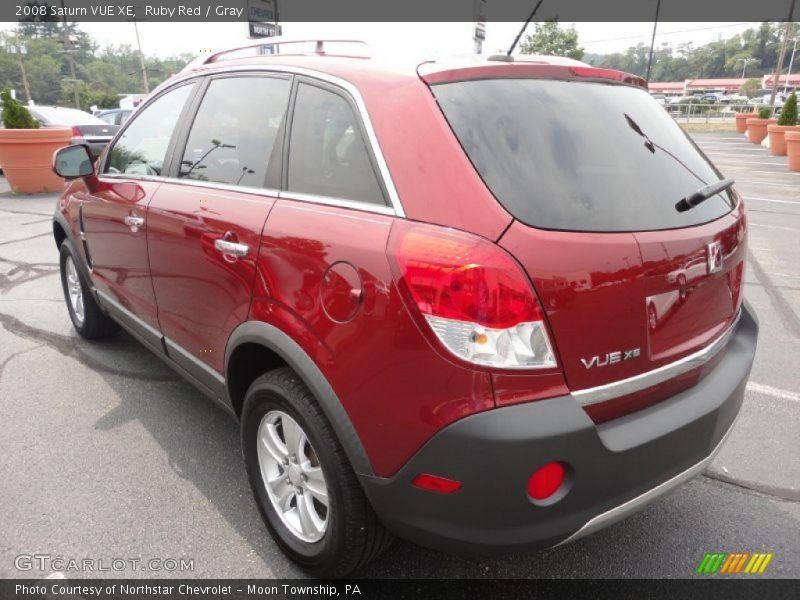Ruby Red / Gray 2008 Saturn VUE XE