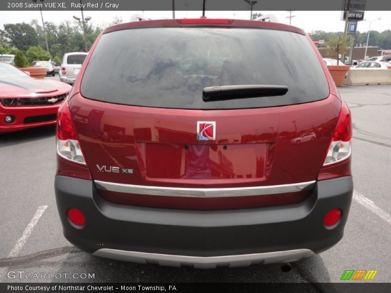 Ruby Red / Gray 2008 Saturn VUE XE