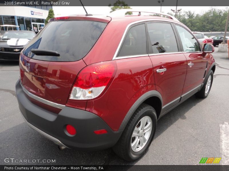 Ruby Red / Gray 2008 Saturn VUE XE