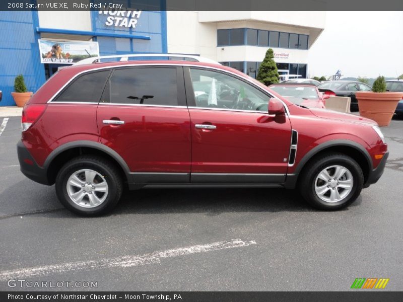 Ruby Red / Gray 2008 Saturn VUE XE