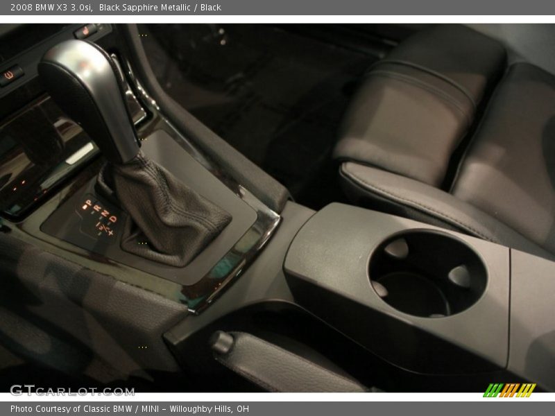 Black Sapphire Metallic / Black 2008 BMW X3 3.0si