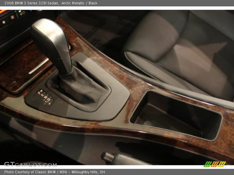 Arctic Metallic / Black 2008 BMW 3 Series 328i Sedan