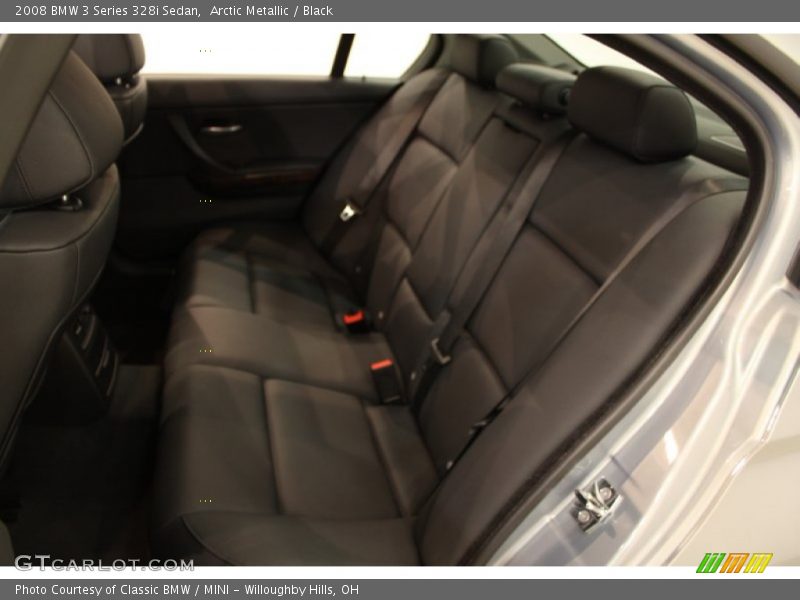Arctic Metallic / Black 2008 BMW 3 Series 328i Sedan