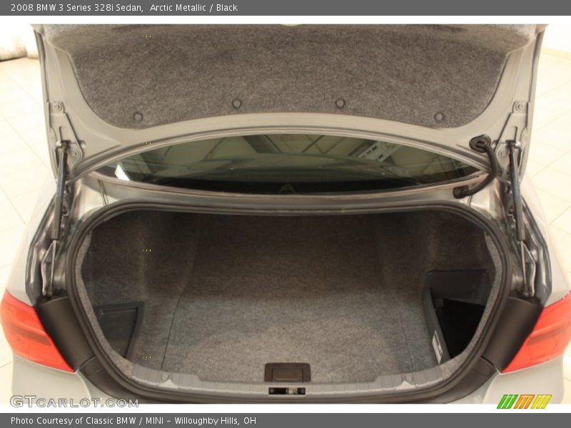 Arctic Metallic / Black 2008 BMW 3 Series 328i Sedan