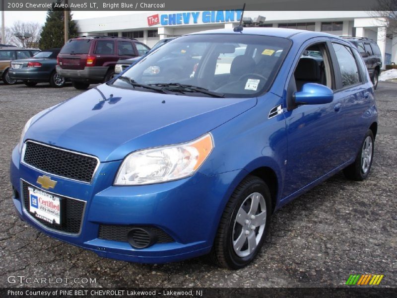 Bright Blue / Charcoal 2009 Chevrolet Aveo Aveo5 LT