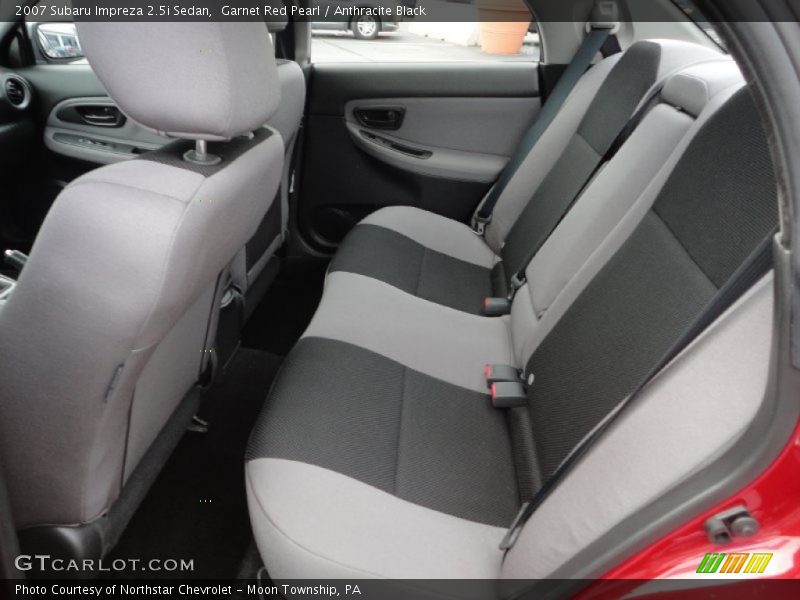 Garnet Red Pearl / Anthracite Black 2007 Subaru Impreza 2.5i Sedan