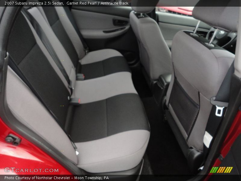 Garnet Red Pearl / Anthracite Black 2007 Subaru Impreza 2.5i Sedan