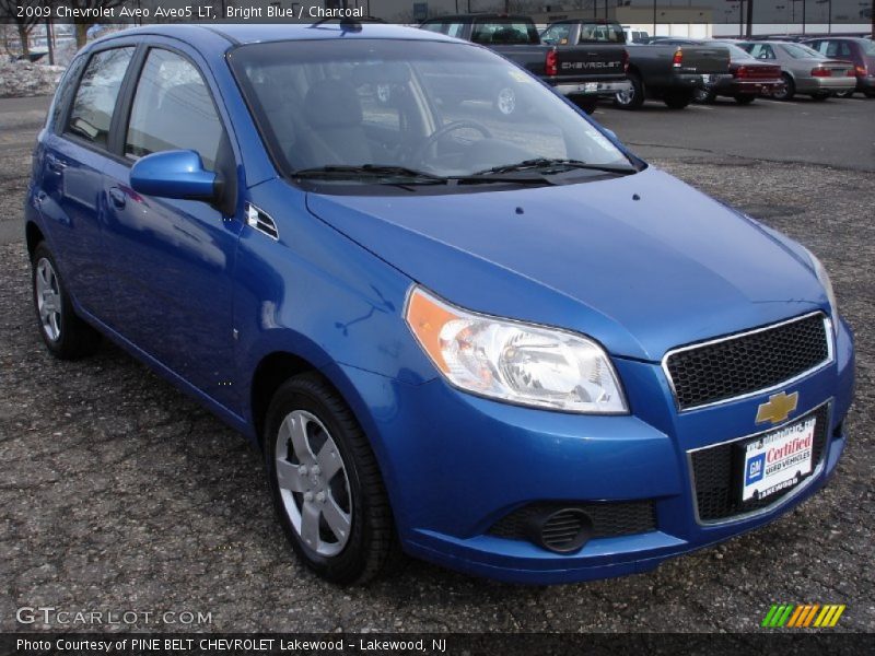 Bright Blue / Charcoal 2009 Chevrolet Aveo Aveo5 LT