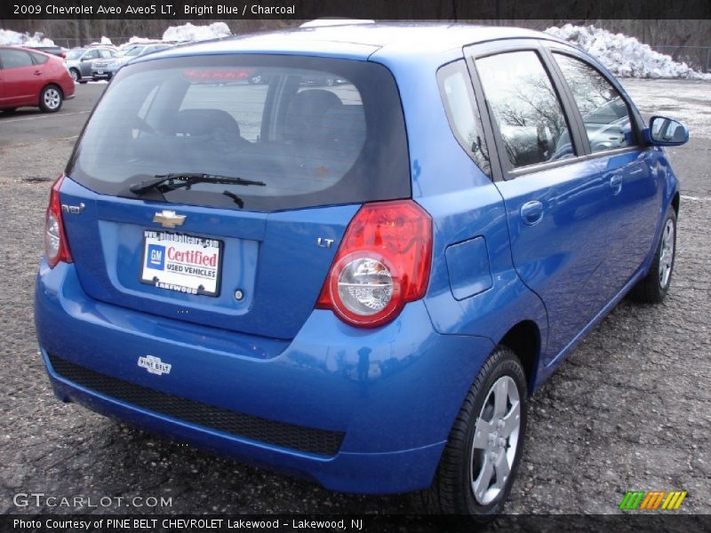 Bright Blue / Charcoal 2009 Chevrolet Aveo Aveo5 LT