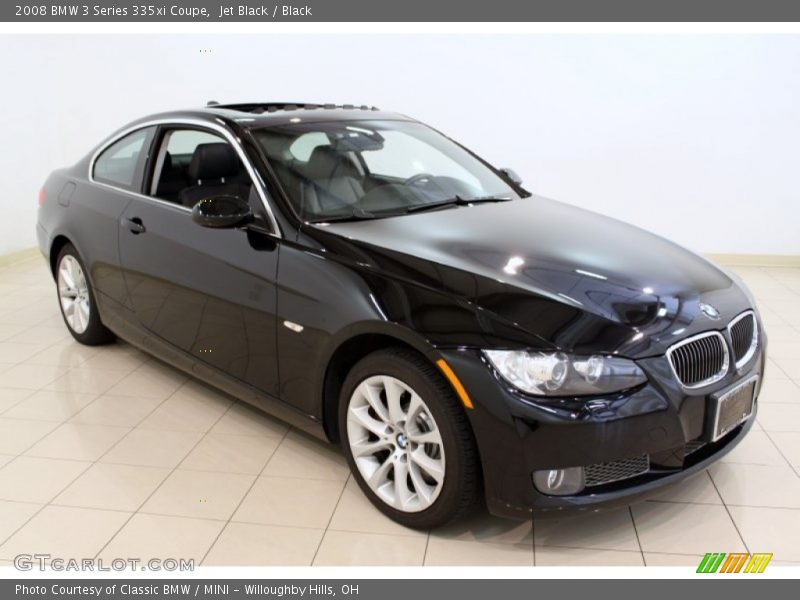 Jet Black / Black 2008 BMW 3 Series 335xi Coupe