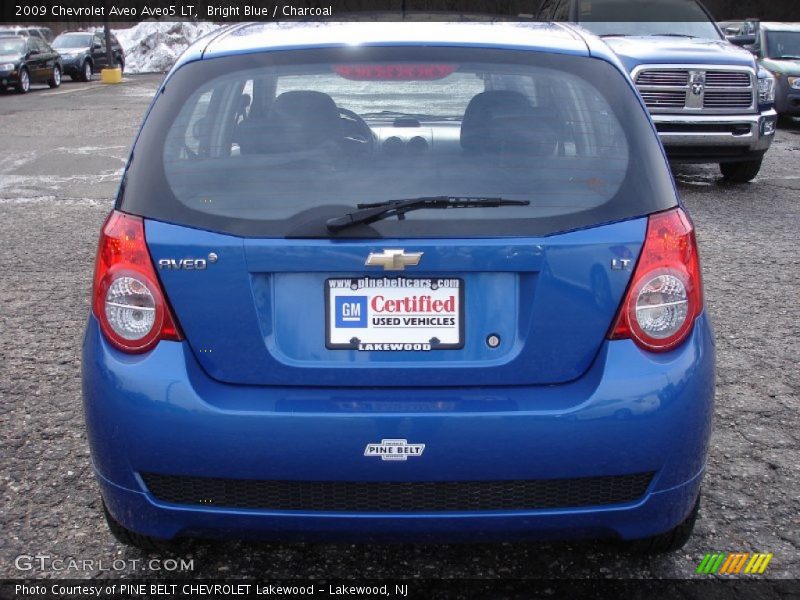 Bright Blue / Charcoal 2009 Chevrolet Aveo Aveo5 LT