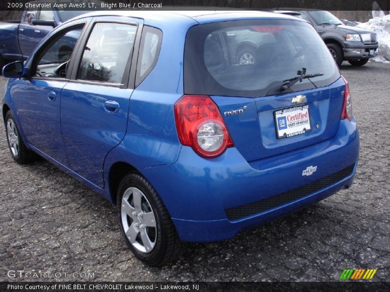Bright Blue / Charcoal 2009 Chevrolet Aveo Aveo5 LT