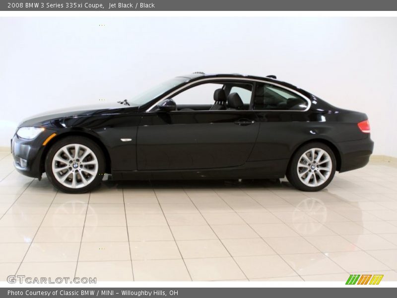 Jet Black / Black 2008 BMW 3 Series 335xi Coupe
