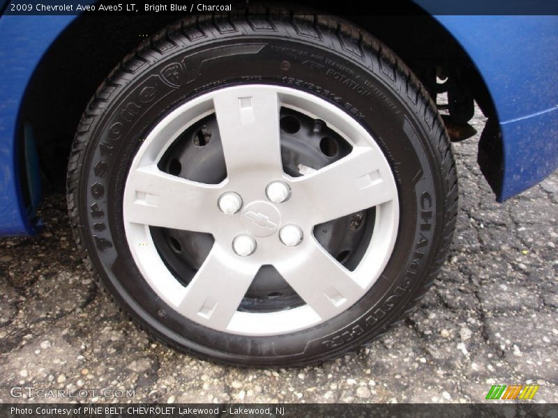Bright Blue / Charcoal 2009 Chevrolet Aveo Aveo5 LT