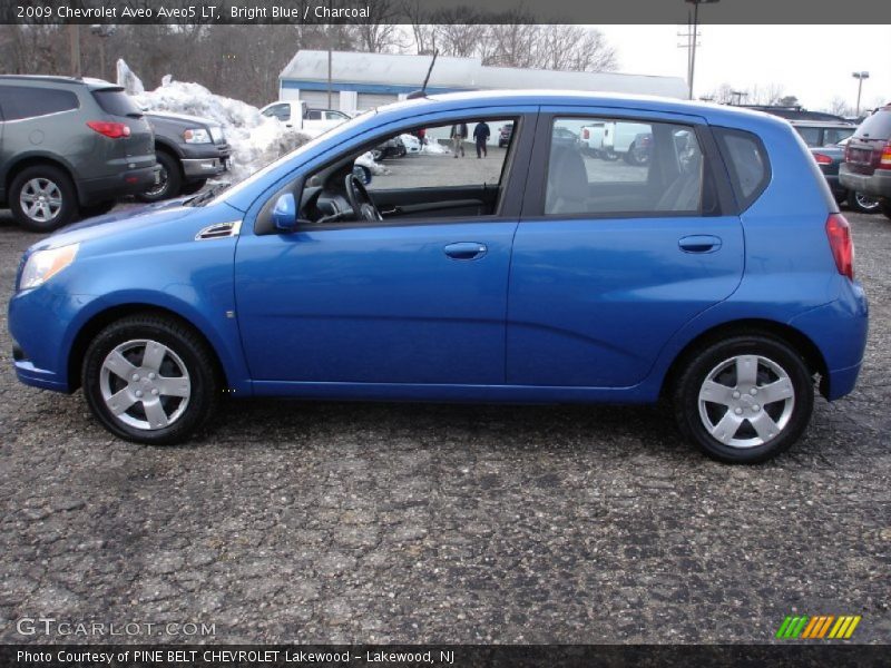 Bright Blue / Charcoal 2009 Chevrolet Aveo Aveo5 LT