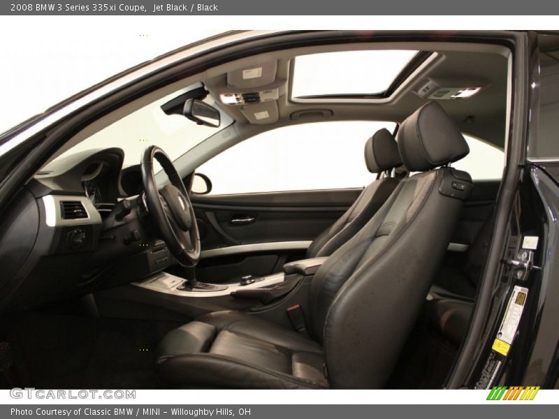 Jet Black / Black 2008 BMW 3 Series 335xi Coupe