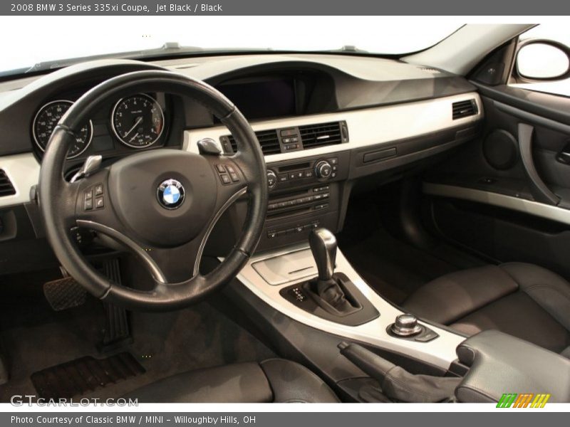 Jet Black / Black 2008 BMW 3 Series 335xi Coupe