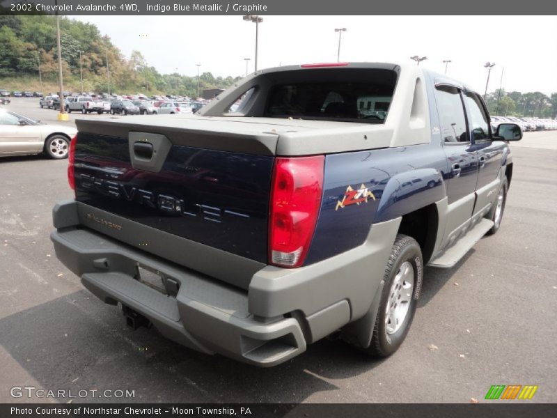 Indigo Blue Metallic / Graphite 2002 Chevrolet Avalanche 4WD