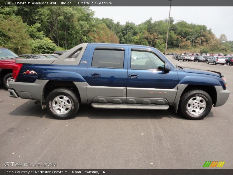 Indigo Blue Metallic / Graphite 2002 Chevrolet Avalanche 4WD