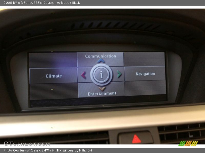 Jet Black / Black 2008 BMW 3 Series 335xi Coupe