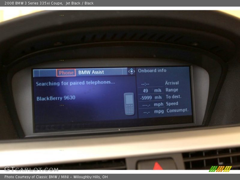 Jet Black / Black 2008 BMW 3 Series 335xi Coupe