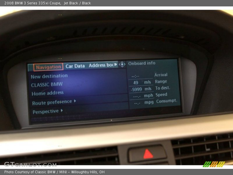 Jet Black / Black 2008 BMW 3 Series 335xi Coupe