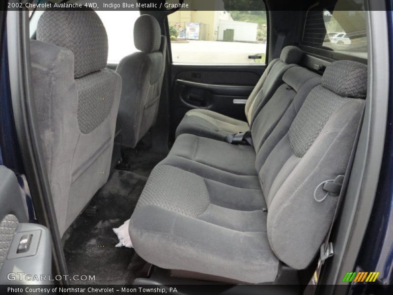 Indigo Blue Metallic / Graphite 2002 Chevrolet Avalanche 4WD