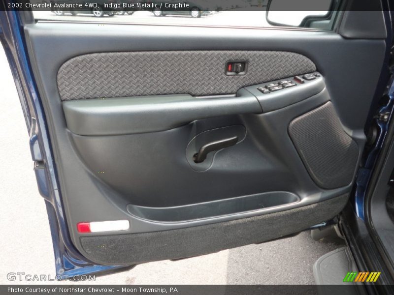 Indigo Blue Metallic / Graphite 2002 Chevrolet Avalanche 4WD