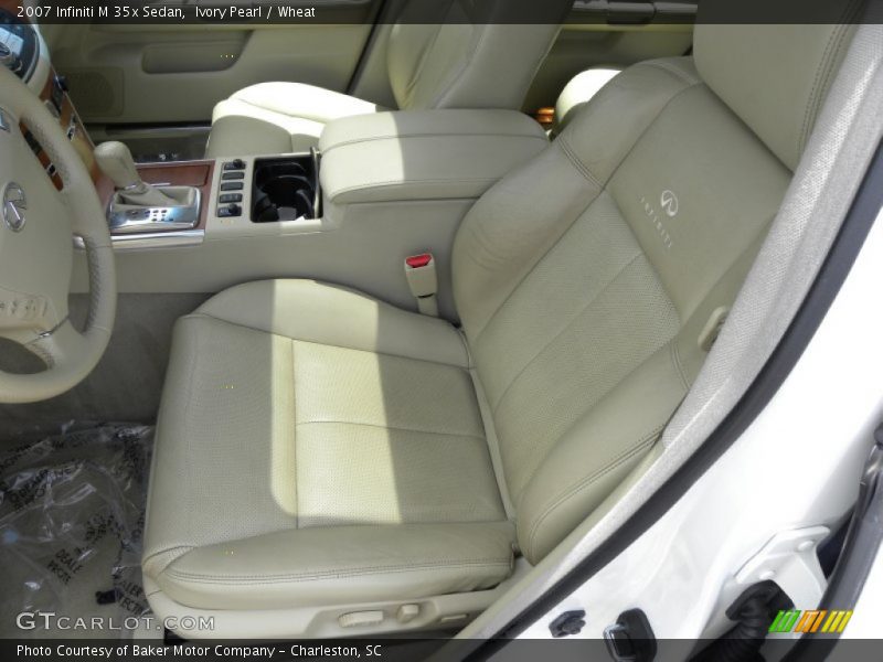 Ivory Pearl / Wheat 2007 Infiniti M 35x Sedan