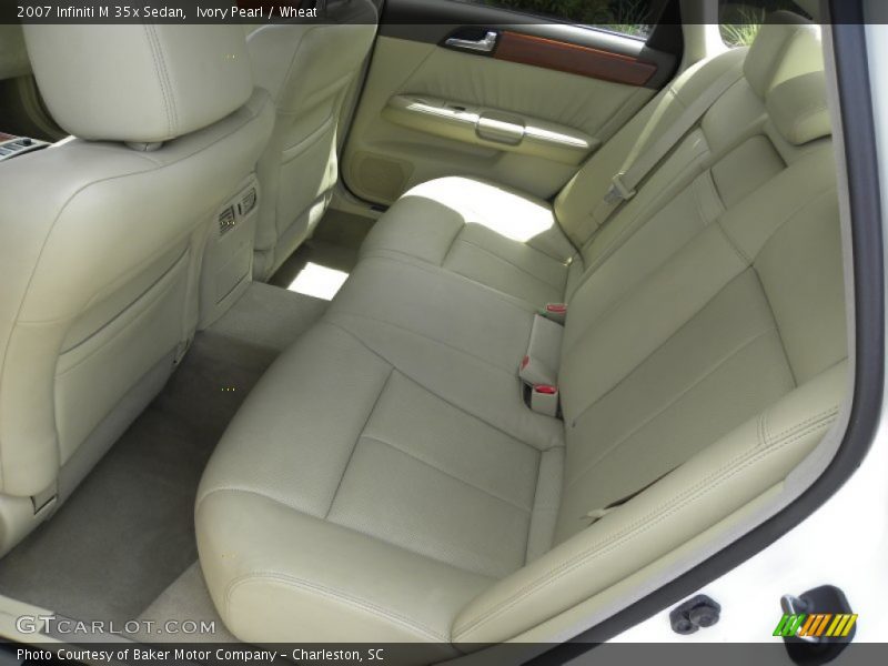 Ivory Pearl / Wheat 2007 Infiniti M 35x Sedan