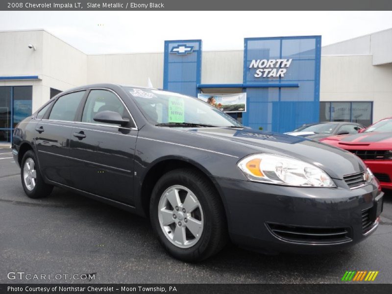 Slate Metallic / Ebony Black 2008 Chevrolet Impala LT