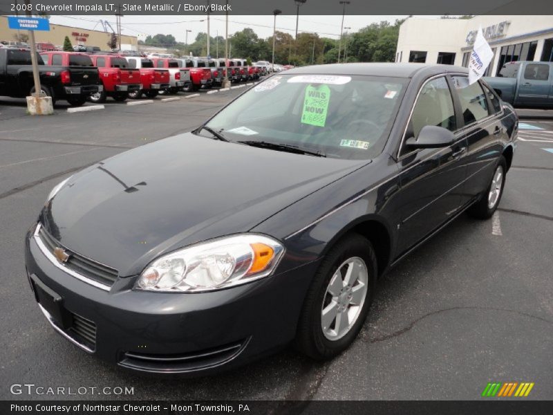 Slate Metallic / Ebony Black 2008 Chevrolet Impala LT