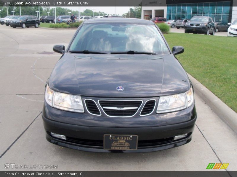 Black / Granite Gray 2005 Saab 9-5 Arc Sedan
