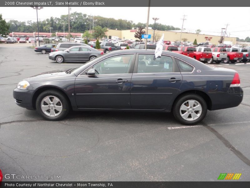 Slate Metallic / Ebony Black 2008 Chevrolet Impala LT