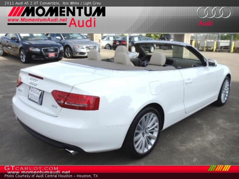 Ibis White / Light Grey 2011 Audi A5 2.0T Convertible